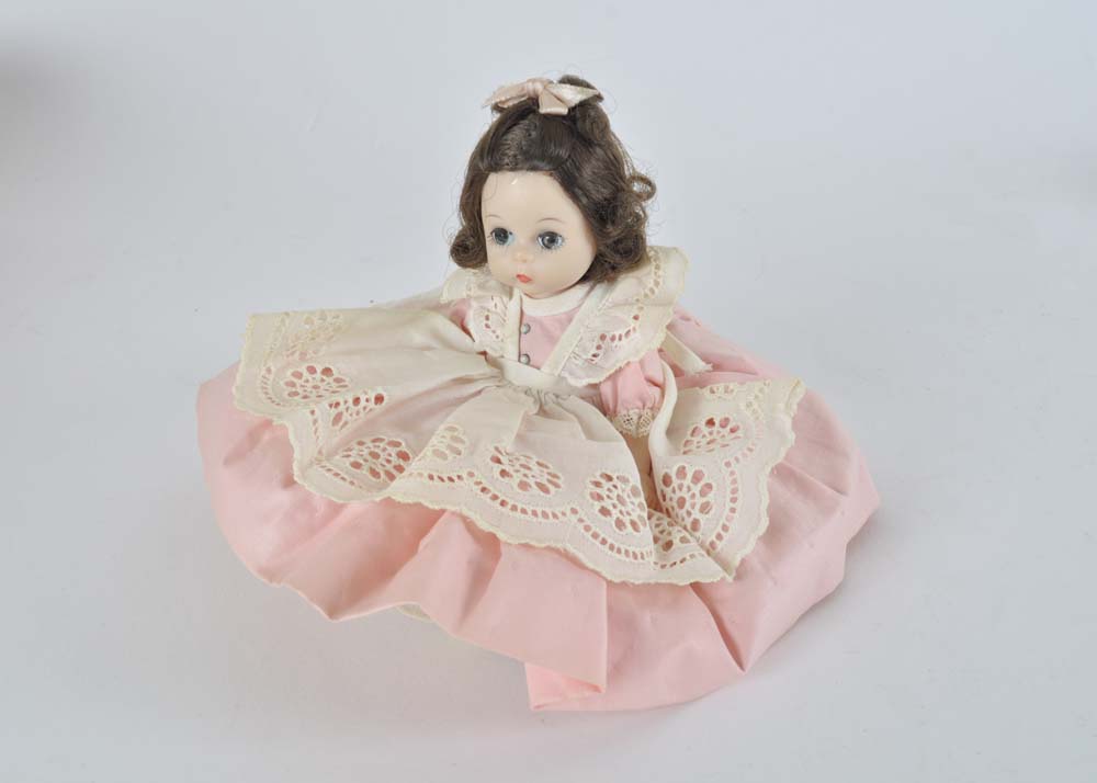 Quintet of Madame Alexander Dolls