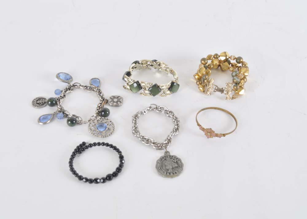 Assorted Costume Jewelry Bracelets