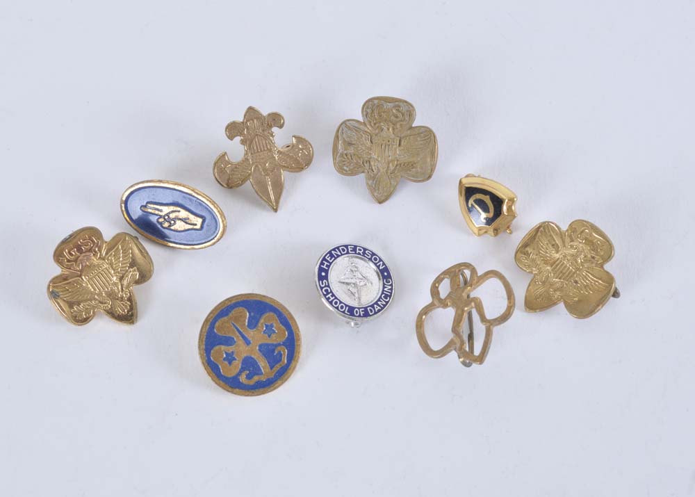 Various Pins Including Scouting