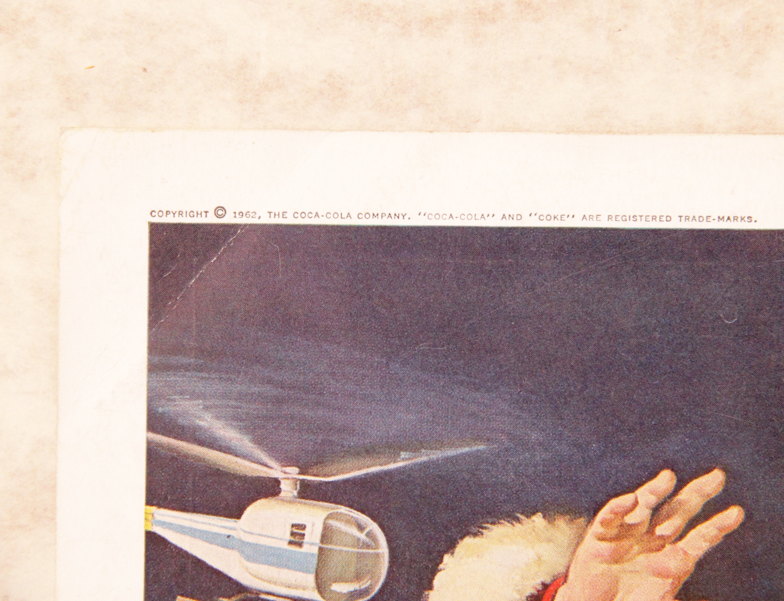 Coca-Cola Santa Claus Advertising Print