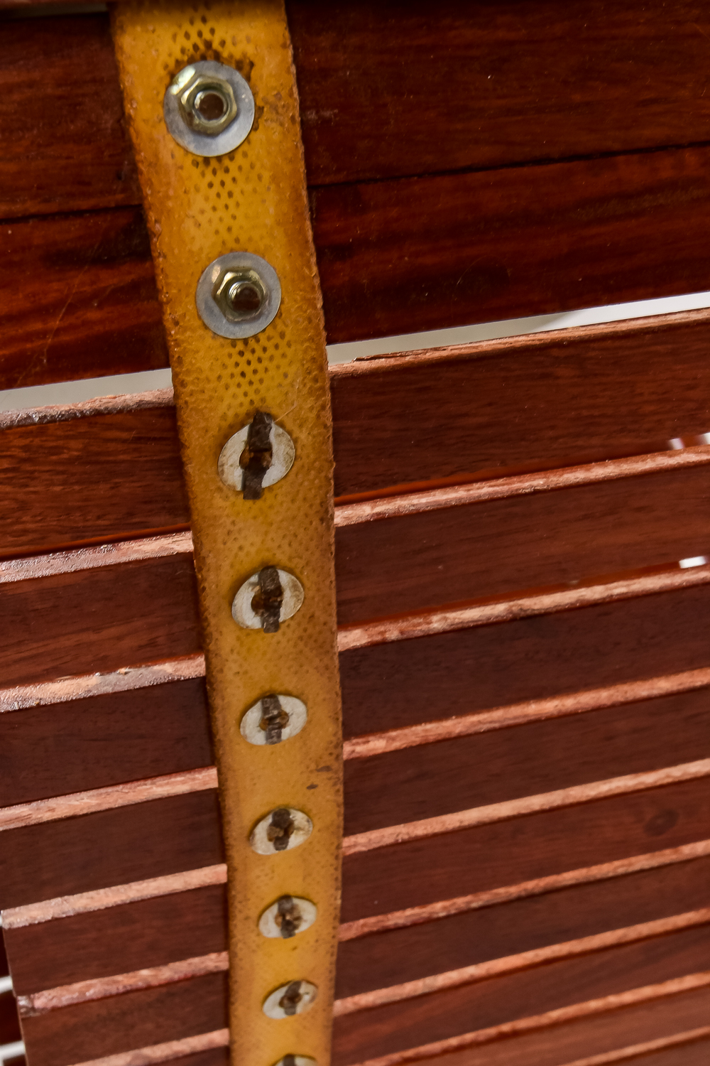 Matching Pair of Carved Deck Chairs