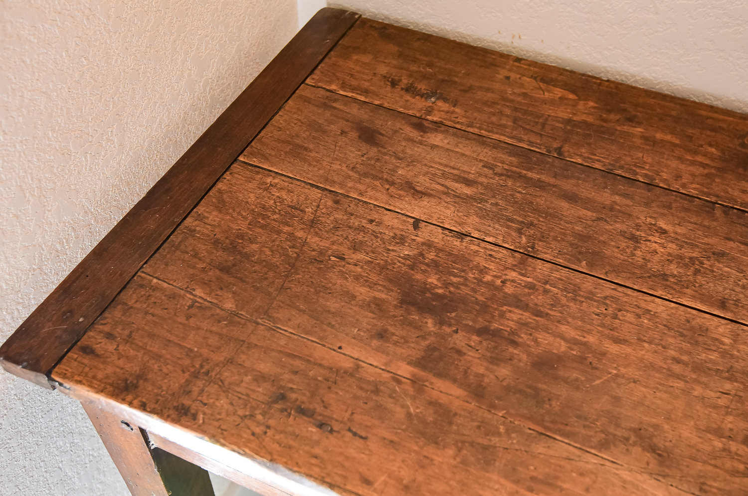 Antique Primitive Table and Stool