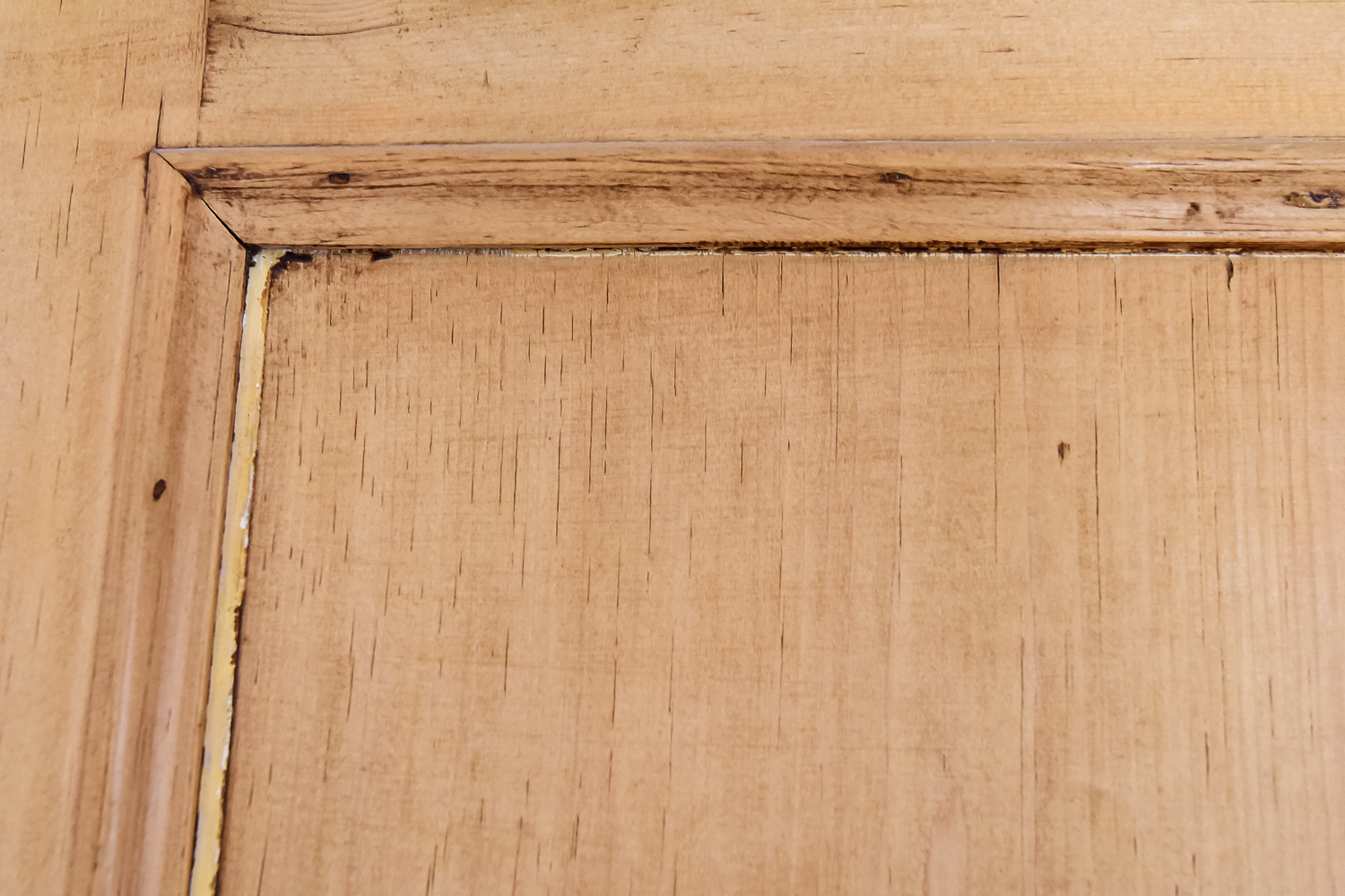 Early 19th C. English Pine Linen Press