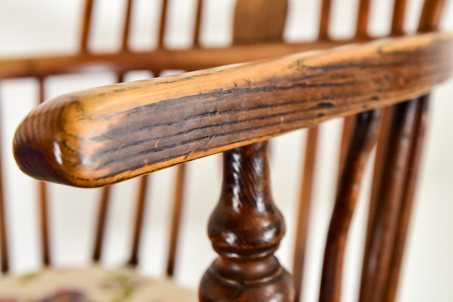 19th C. Windsor Arm Chair