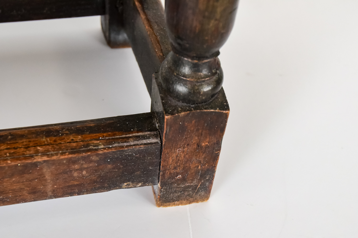 Antique Oak Joint Stool