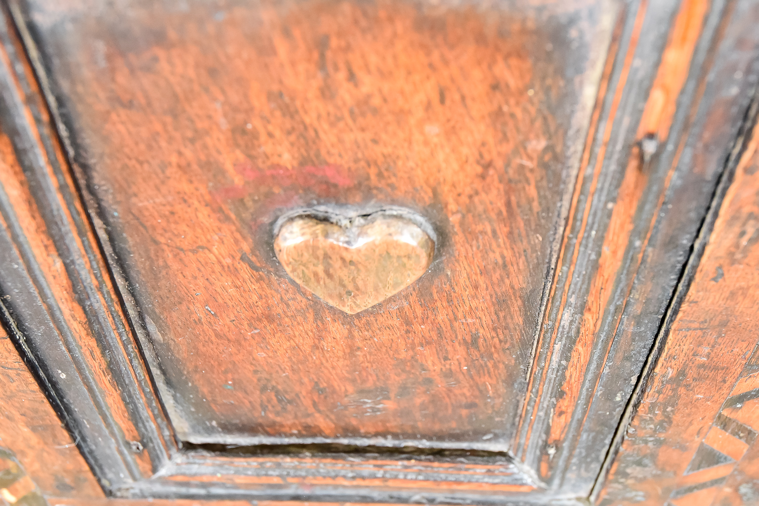 Early 18th C. English Oak Coffer