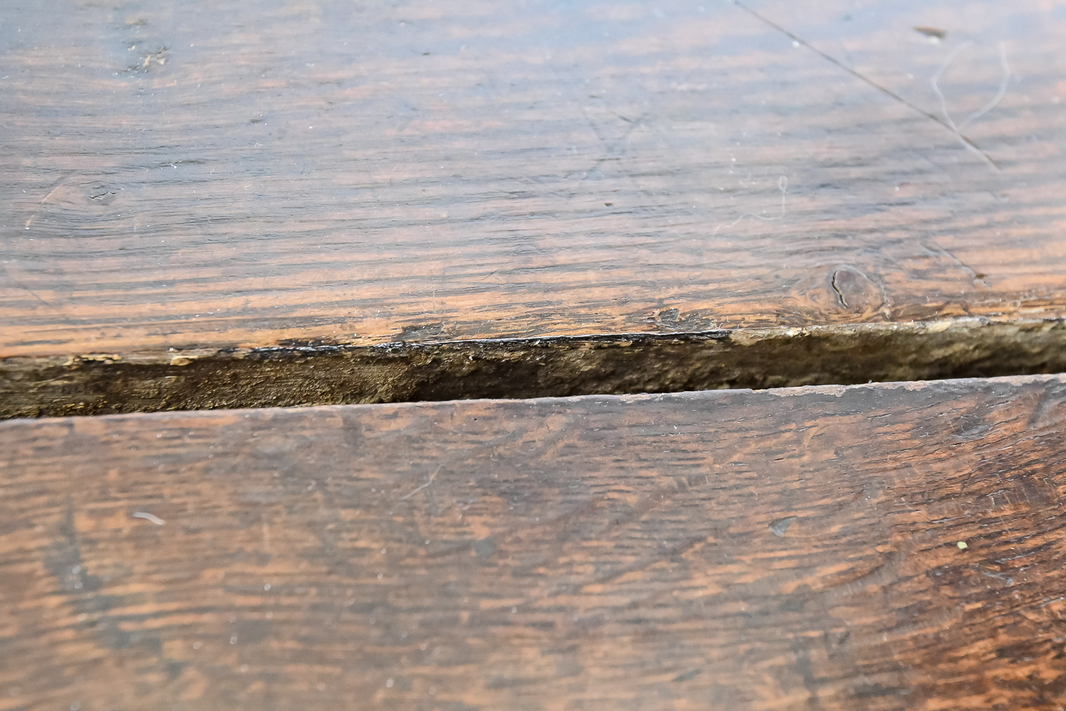 Early 18th C. English Oak Coffer