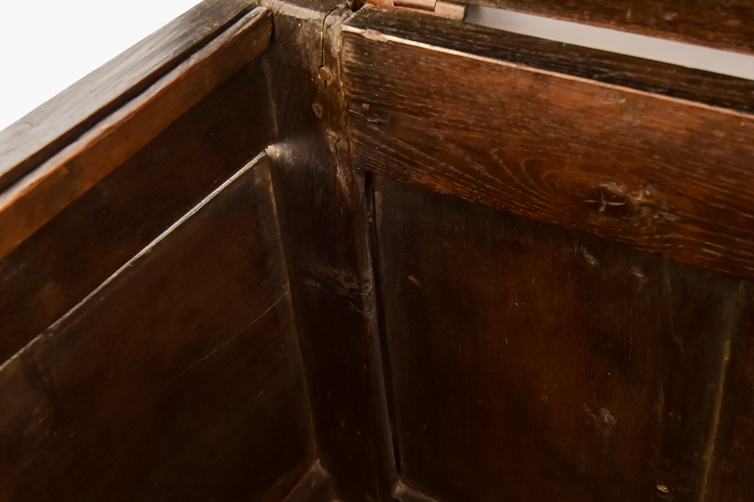 Early 18th C. English Oak Coffer