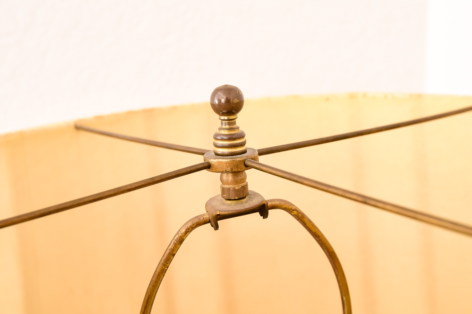 Brass and Copper Tea Kettle Lamp