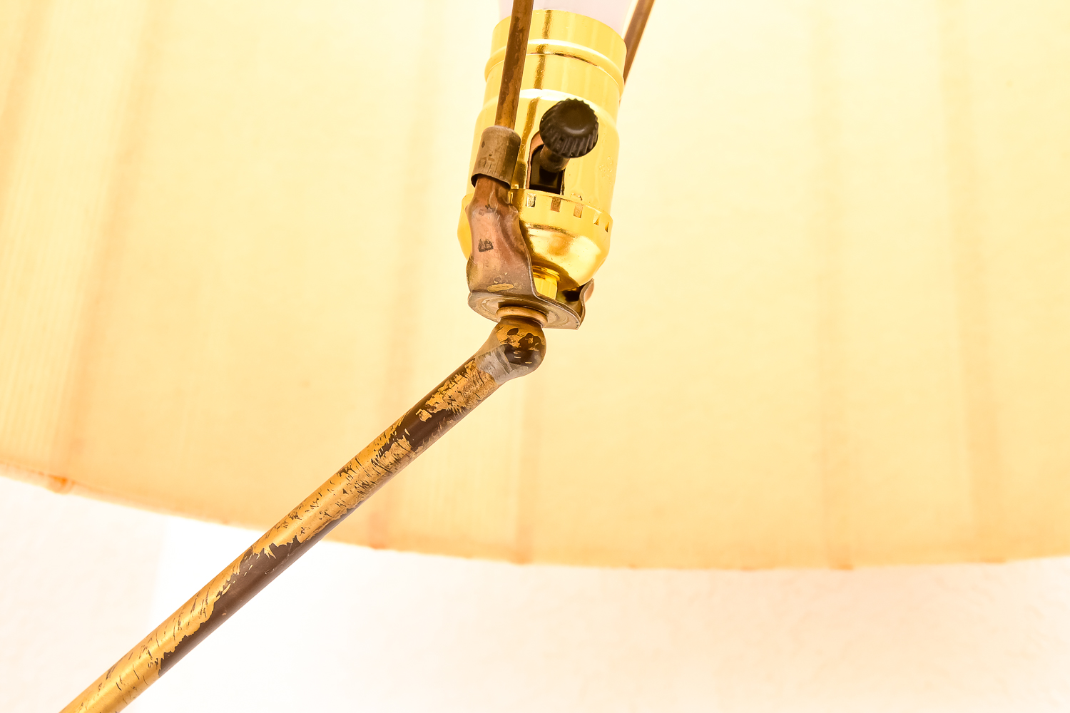 Brass and Copper Tea Kettle Lamp