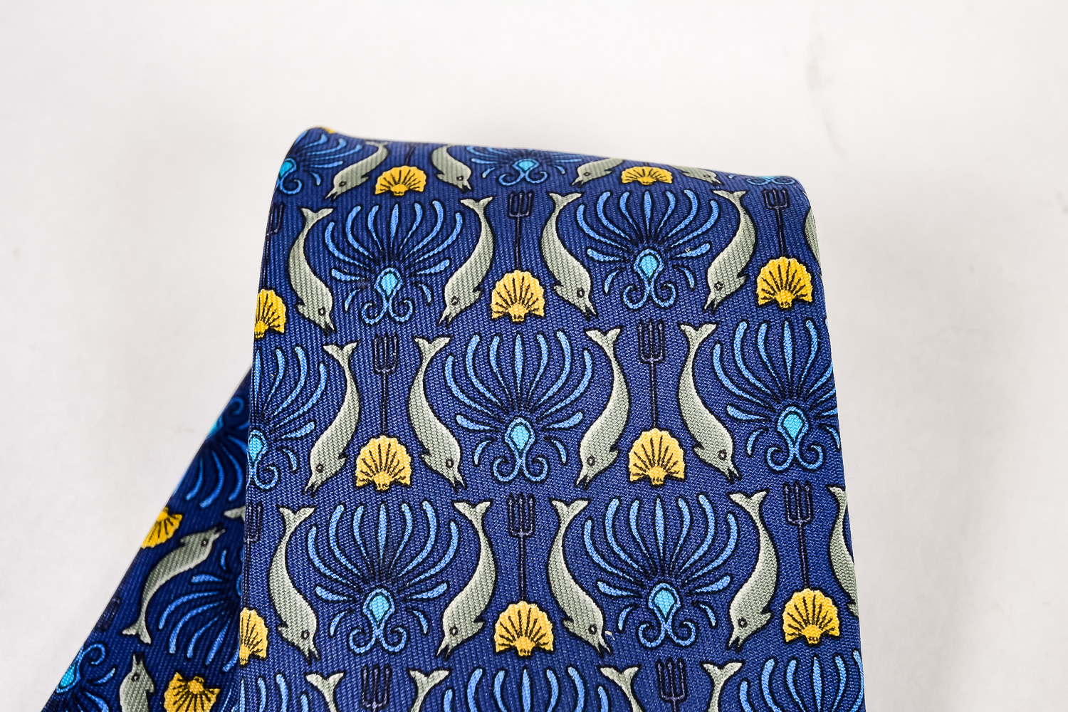 100% Silk Hermes Necktie