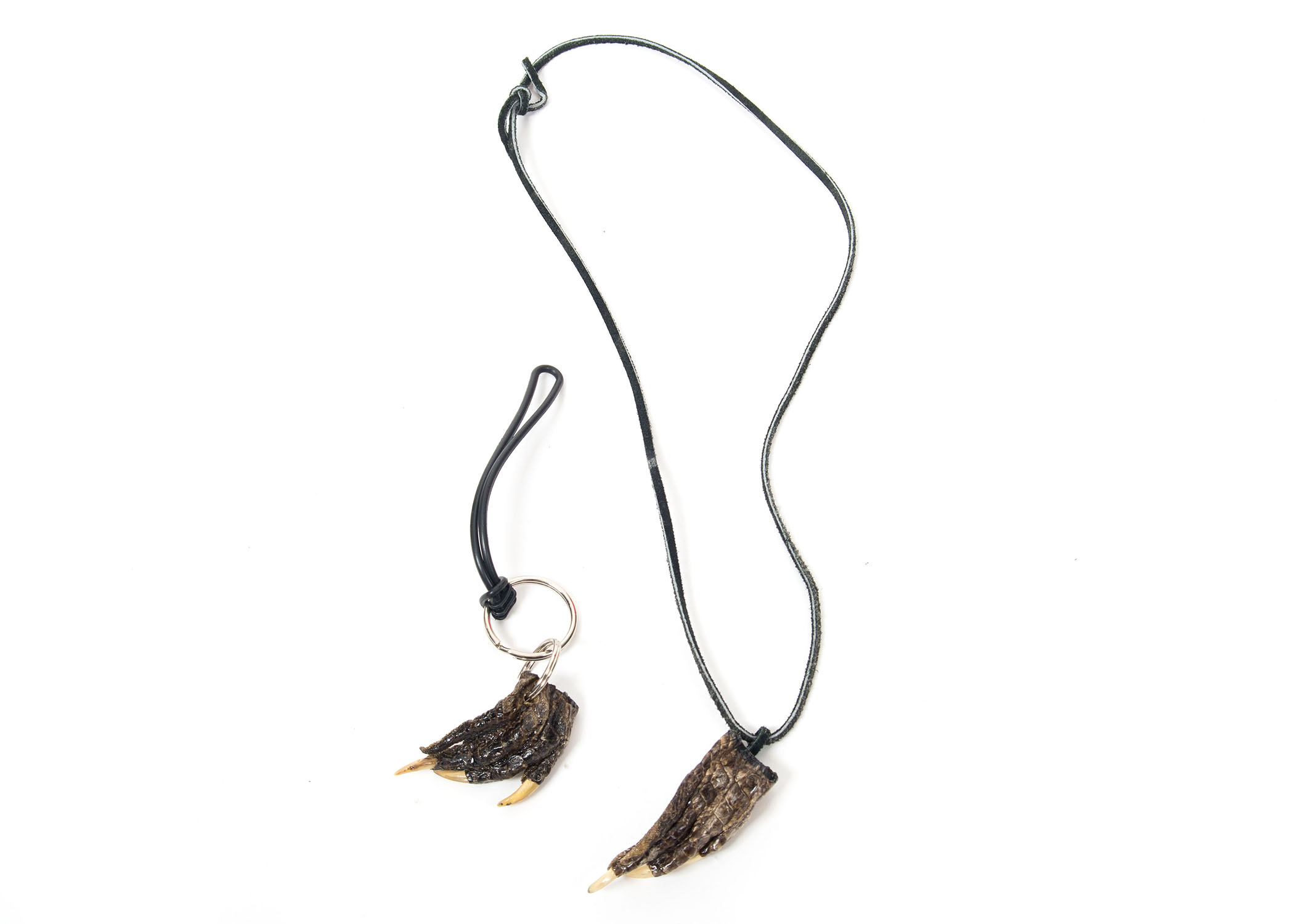 Alligator Claw Necklace and Keychain