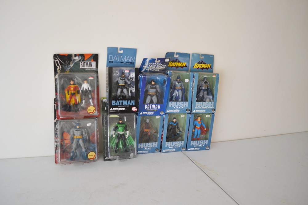 Ten Batman Collector's Action Figures
