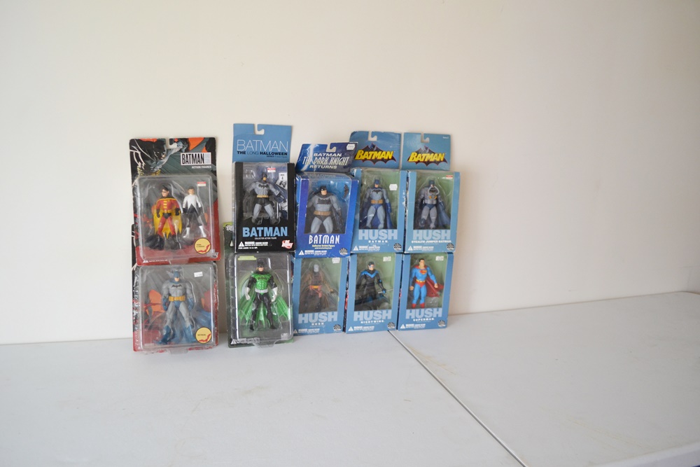 Ten Batman Collector's Action Figures