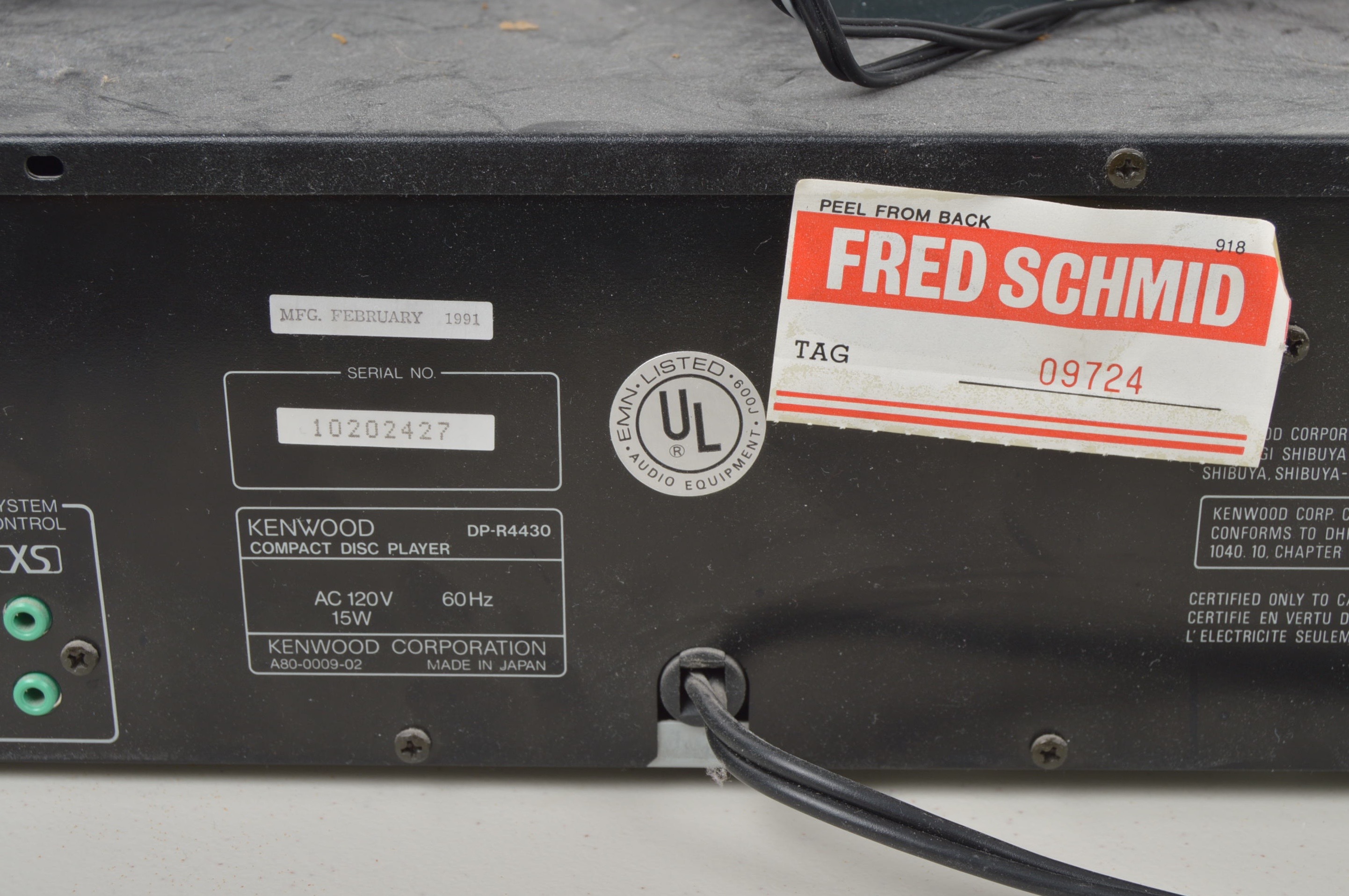 Kenwood Mulitple Compact Disc Player and More