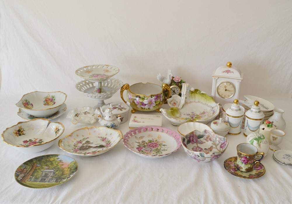 Collection Of Decorative Porcelain Items