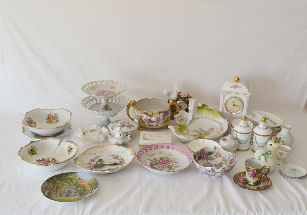 Collection Of Decorative Porcelain Items