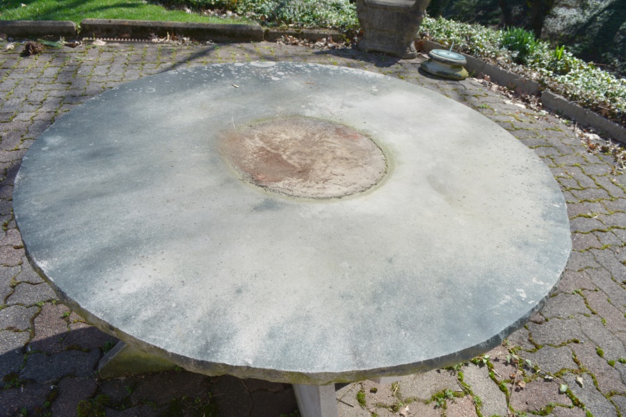 Modern Round Concrete Patio Table