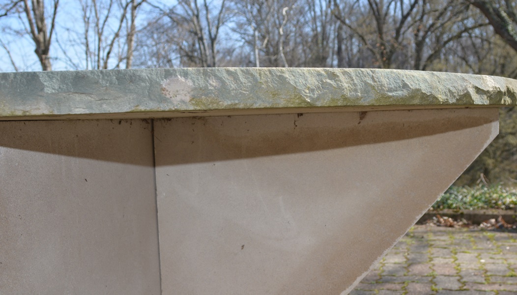 Modern Round Concrete Patio Table