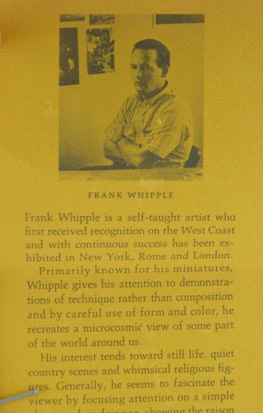 Frank Whipple Original Oil Painting Of Nude Woman At Window