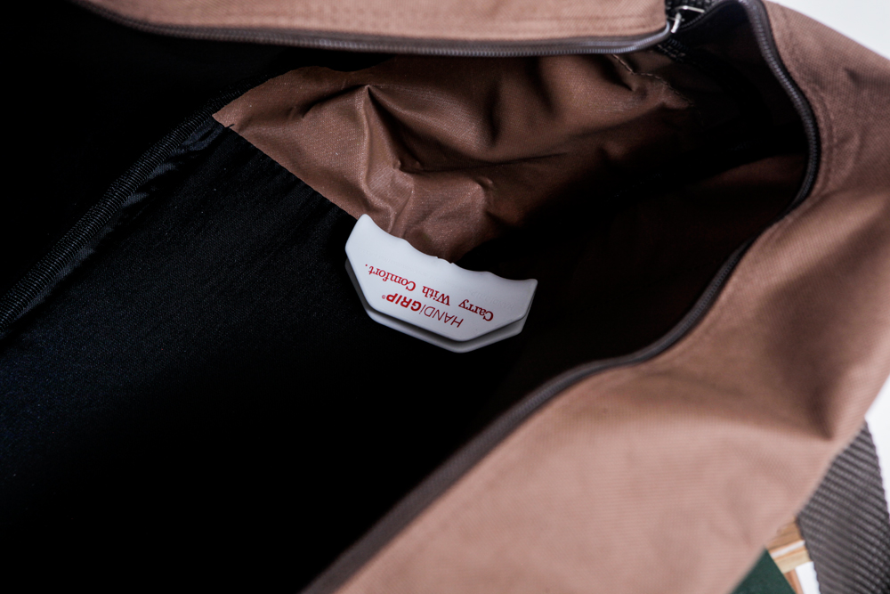 Wood Luggage Rack with Luggage