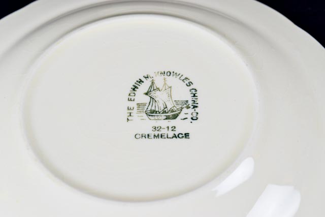 Antique Edwin M. Knowles "Cremelace" China