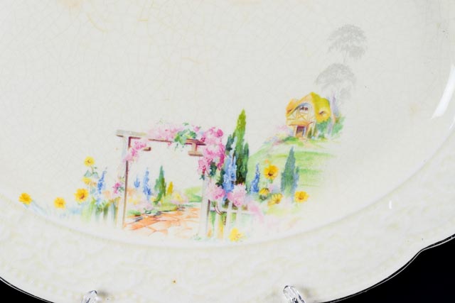 Antique Edwin M. Knowles "Cremelace" China