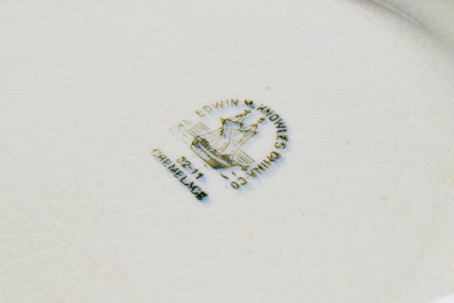 Antique Edwin M. Knowles "Cremelace" China