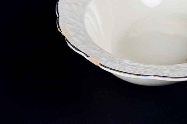 Antique Edwin M. Knowles "Cremelace" China