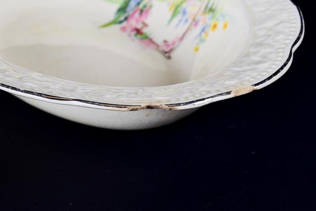 Antique Edwin M. Knowles "Cremelace" China