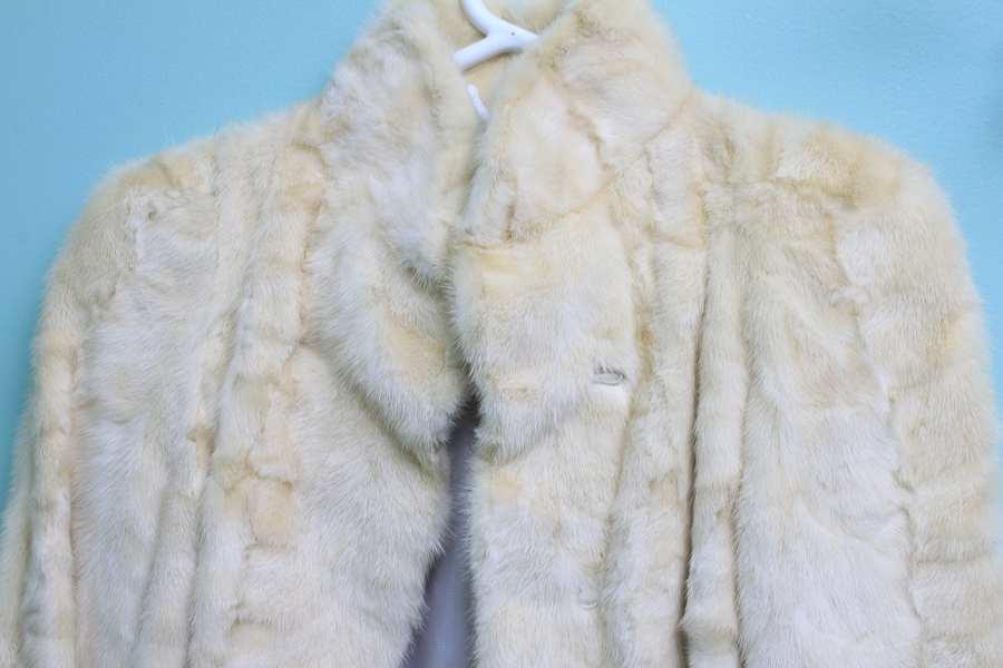 Vintage Ladies' Suede Coat and a Faux Fur Coat