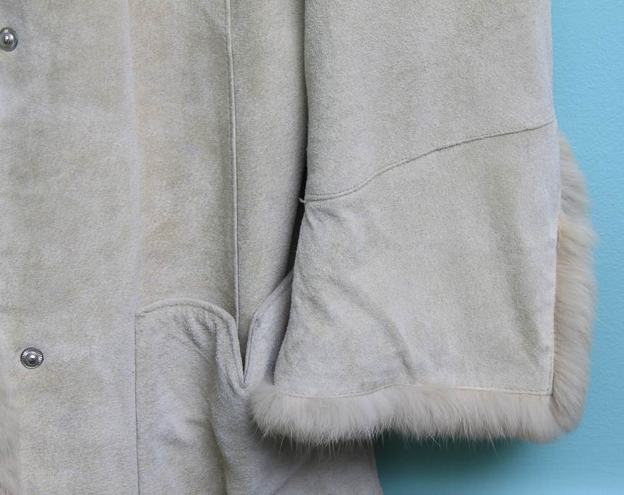 Vintage Ladies' Suede Coat and a Faux Fur Coat