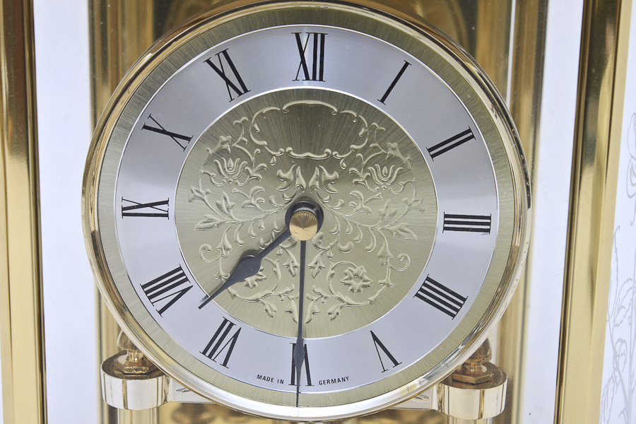 Vintage Brass Anniversary Clock Made in West Germany