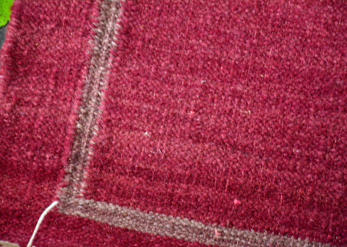 Handmade Dhurrie Indian Rug Runner With Fringe