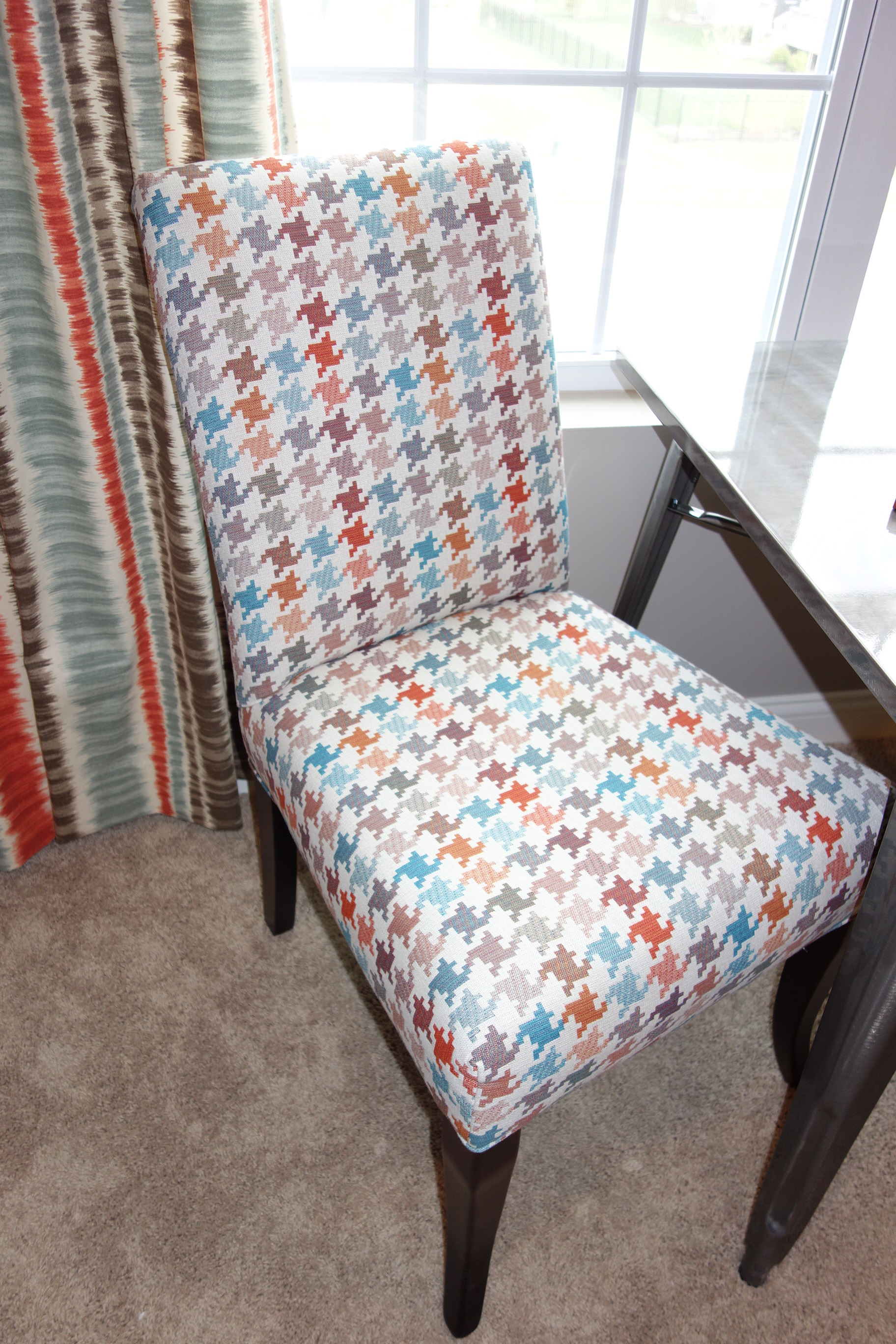 Contemporary Game Table With Two Chairs