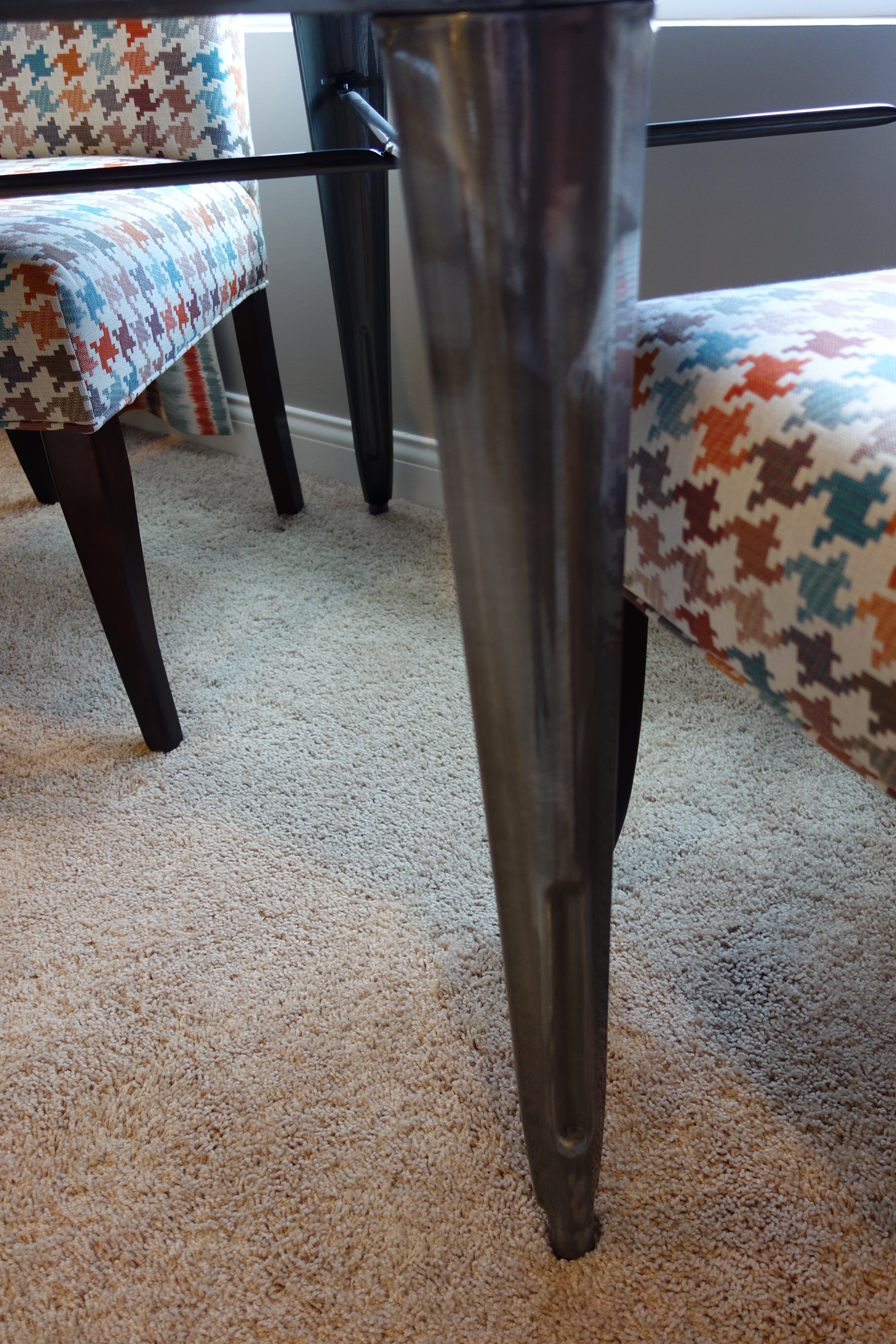 Contemporary Game Table With Two Chairs