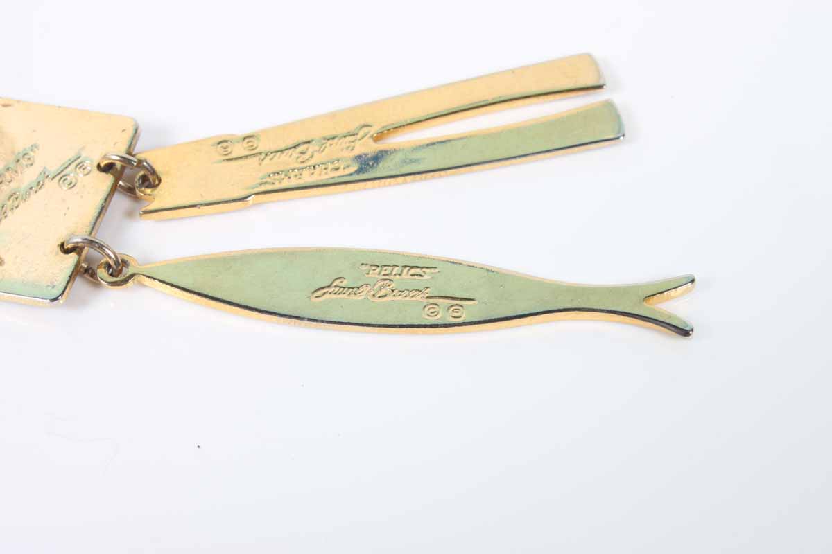 Pair of Laurel Burch Feline Earrings