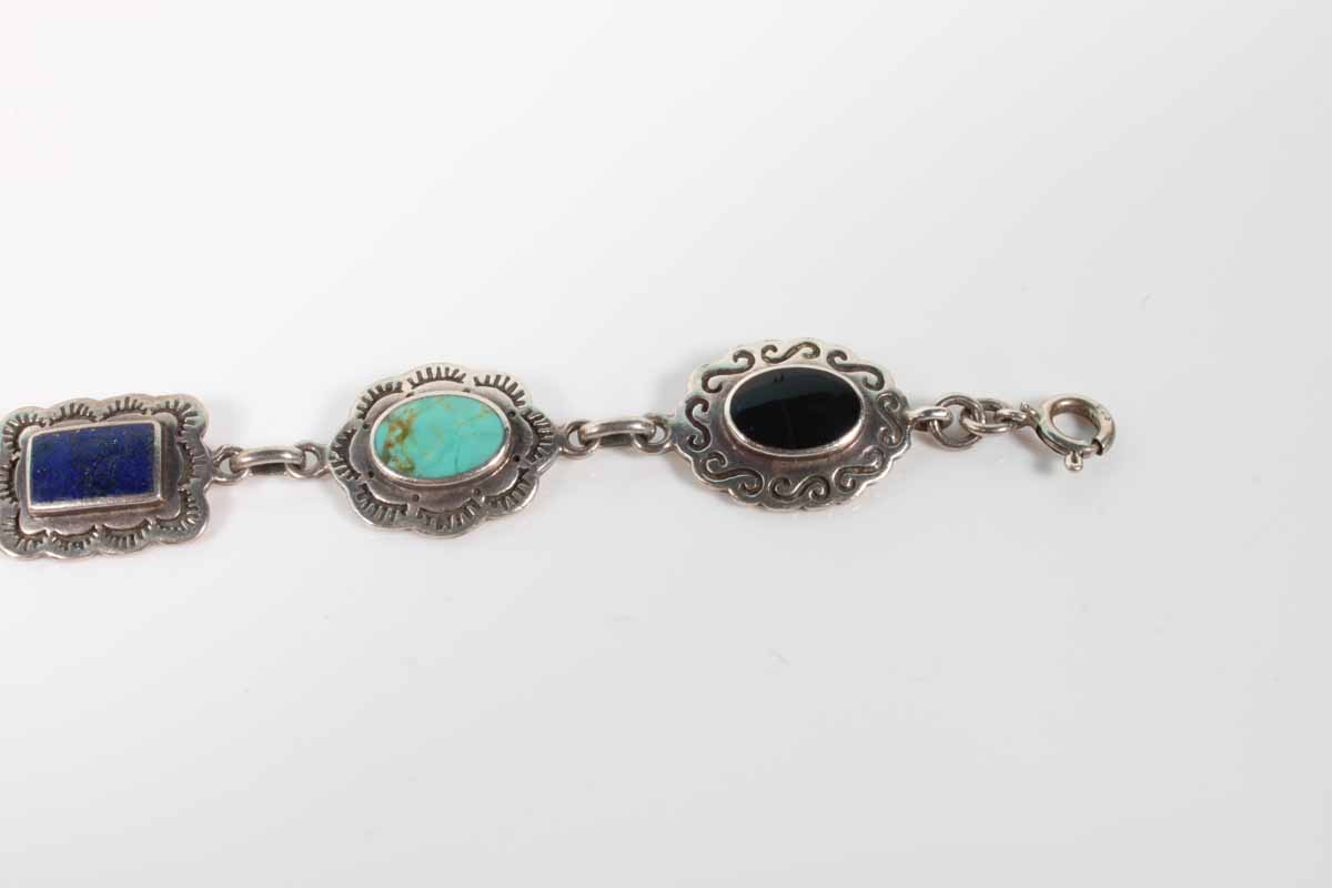 Sterling Silver Southwestern Style Bracelet