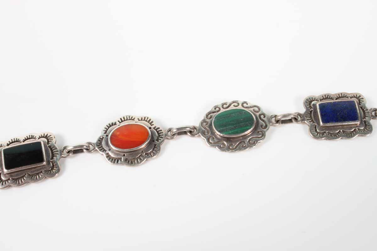 Sterling Silver Southwestern Style Bracelet