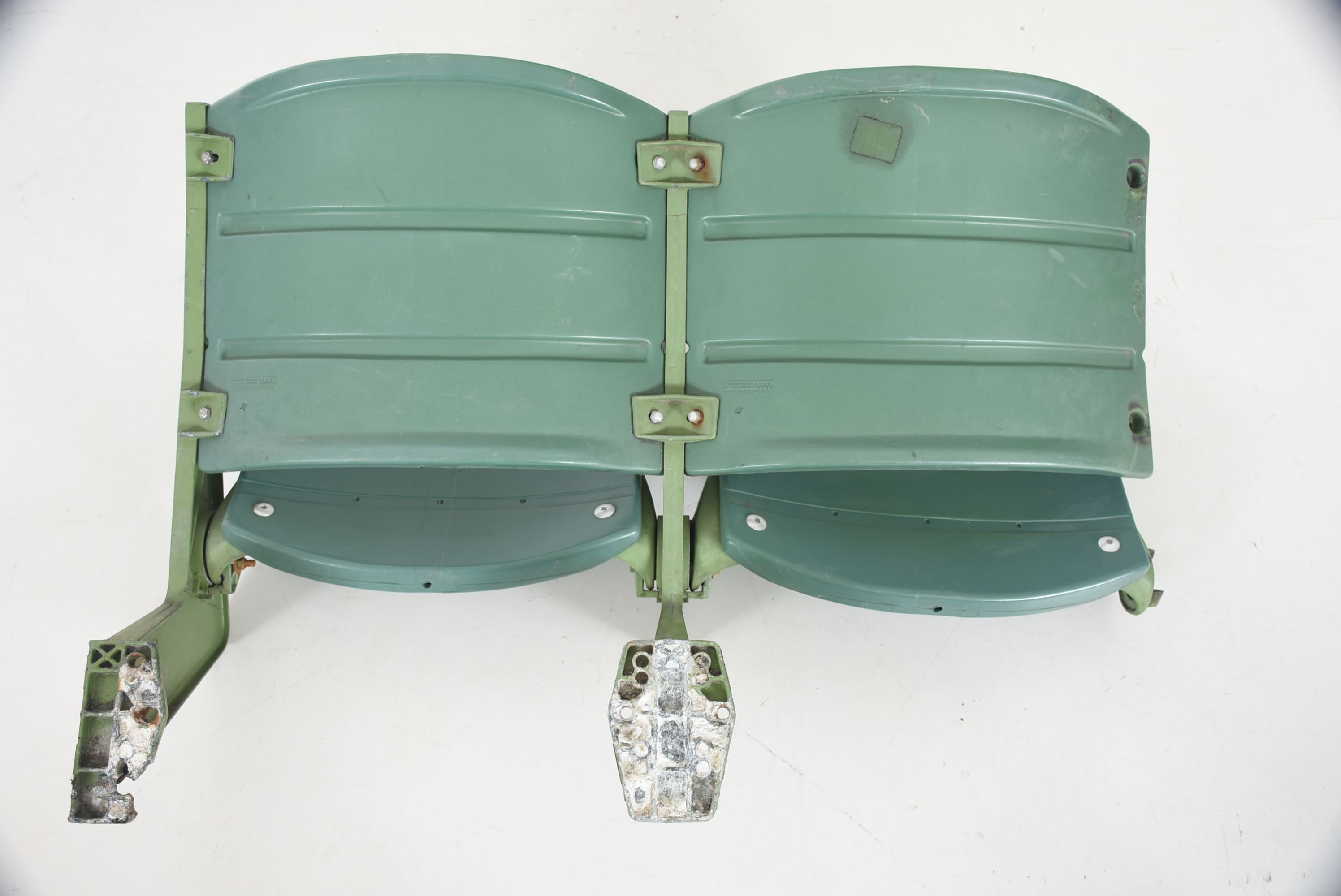 Two Green Riverfront Stadium Seats