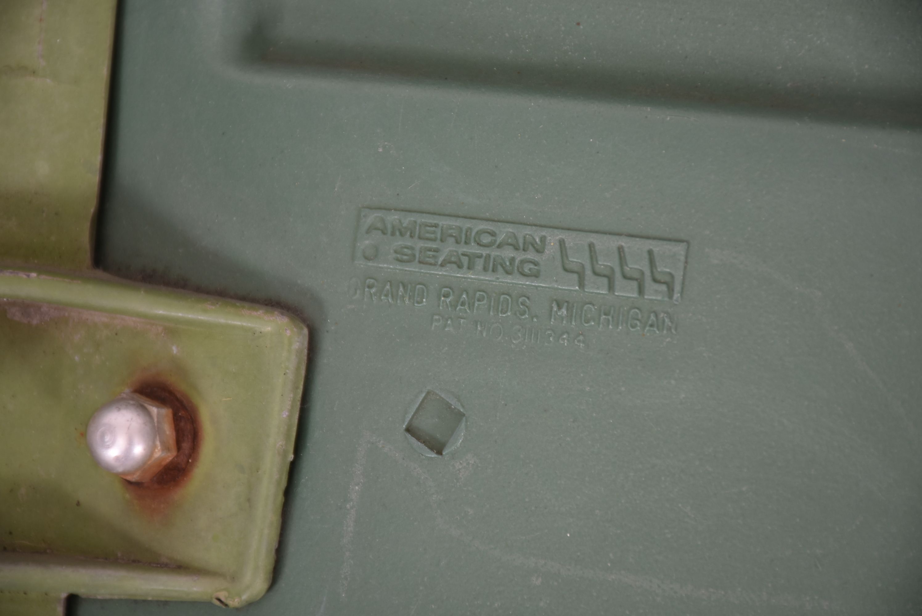 Two Green Riverfront Stadium Seats