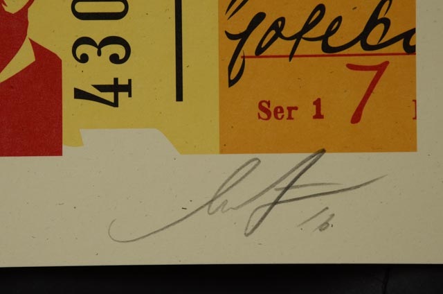 Shepard Fairey "Obey 3 Face Collage" Signed Giclee on Paper Set