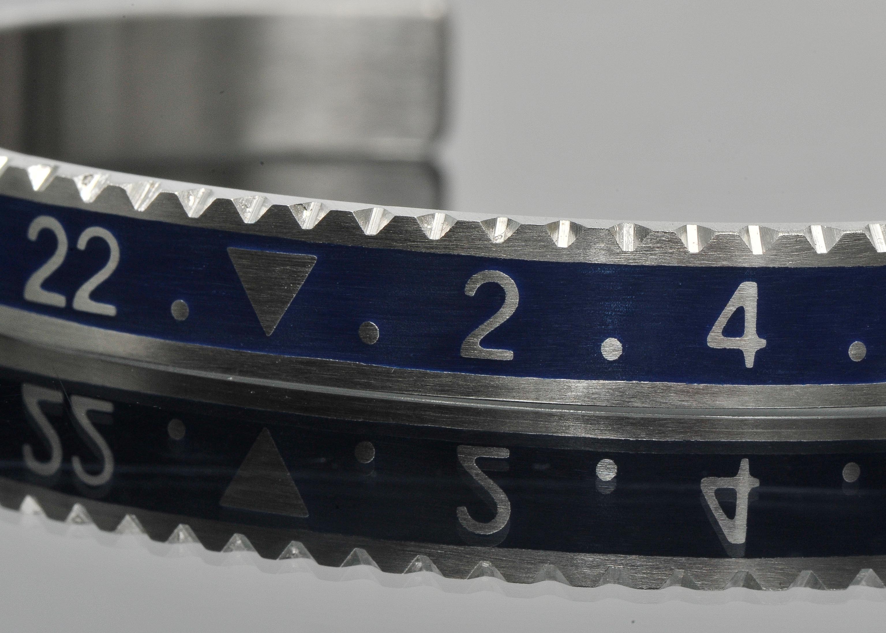 Nickel Cuff Bracelet with Blue and Red Enamel