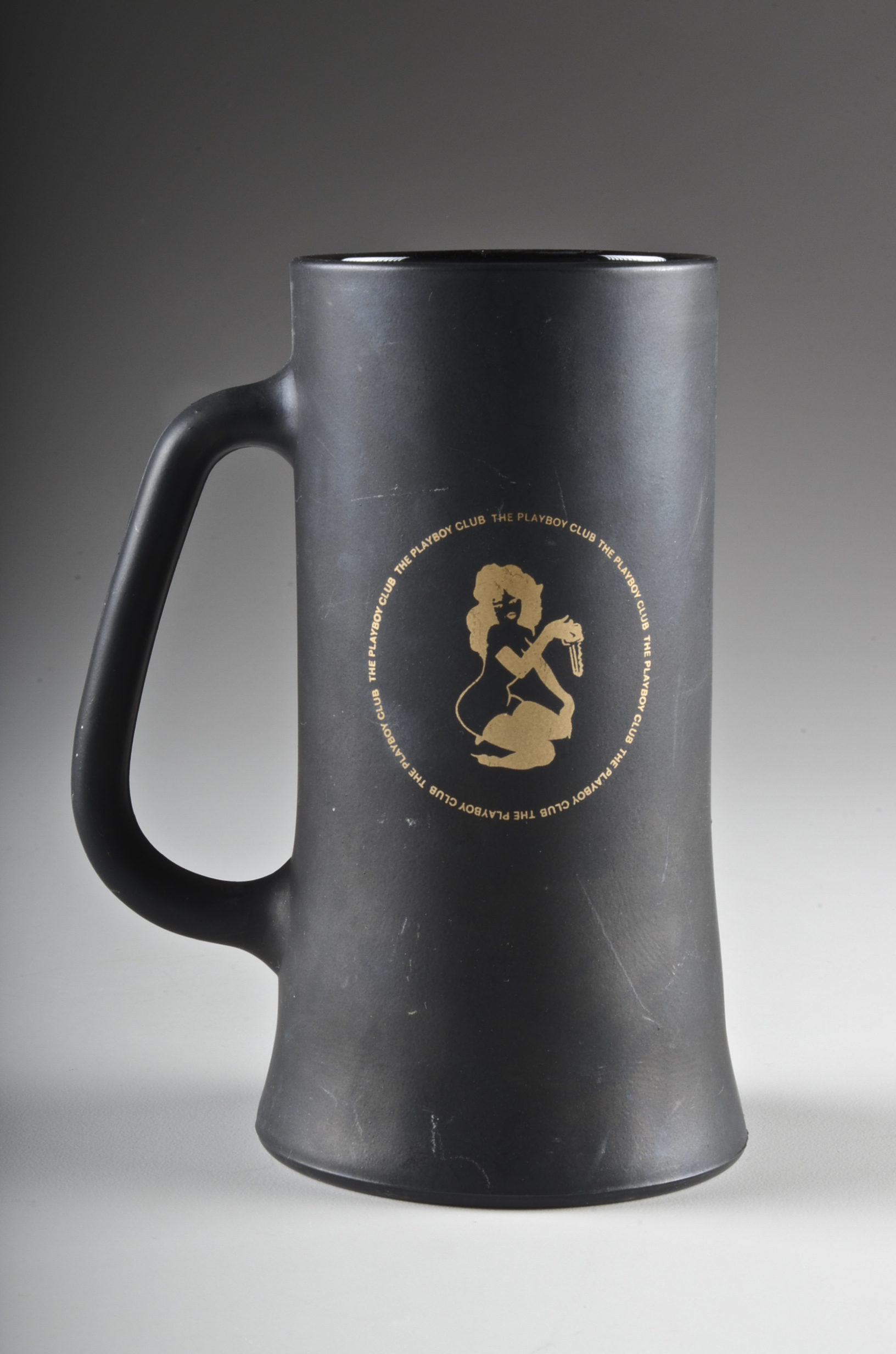 Eight Playboy Club Glass Mugs