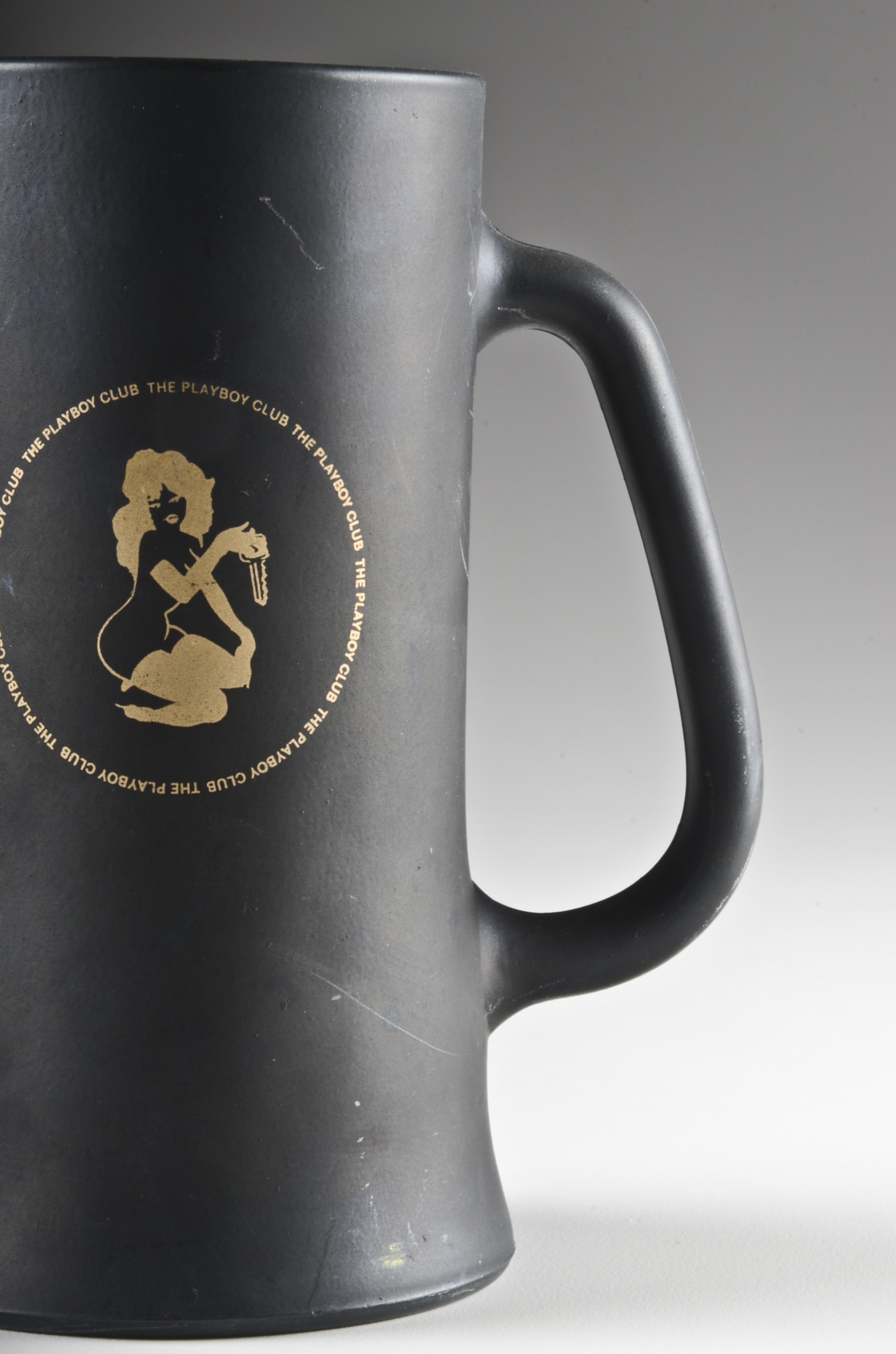 Eight Playboy Club Glass Mugs
