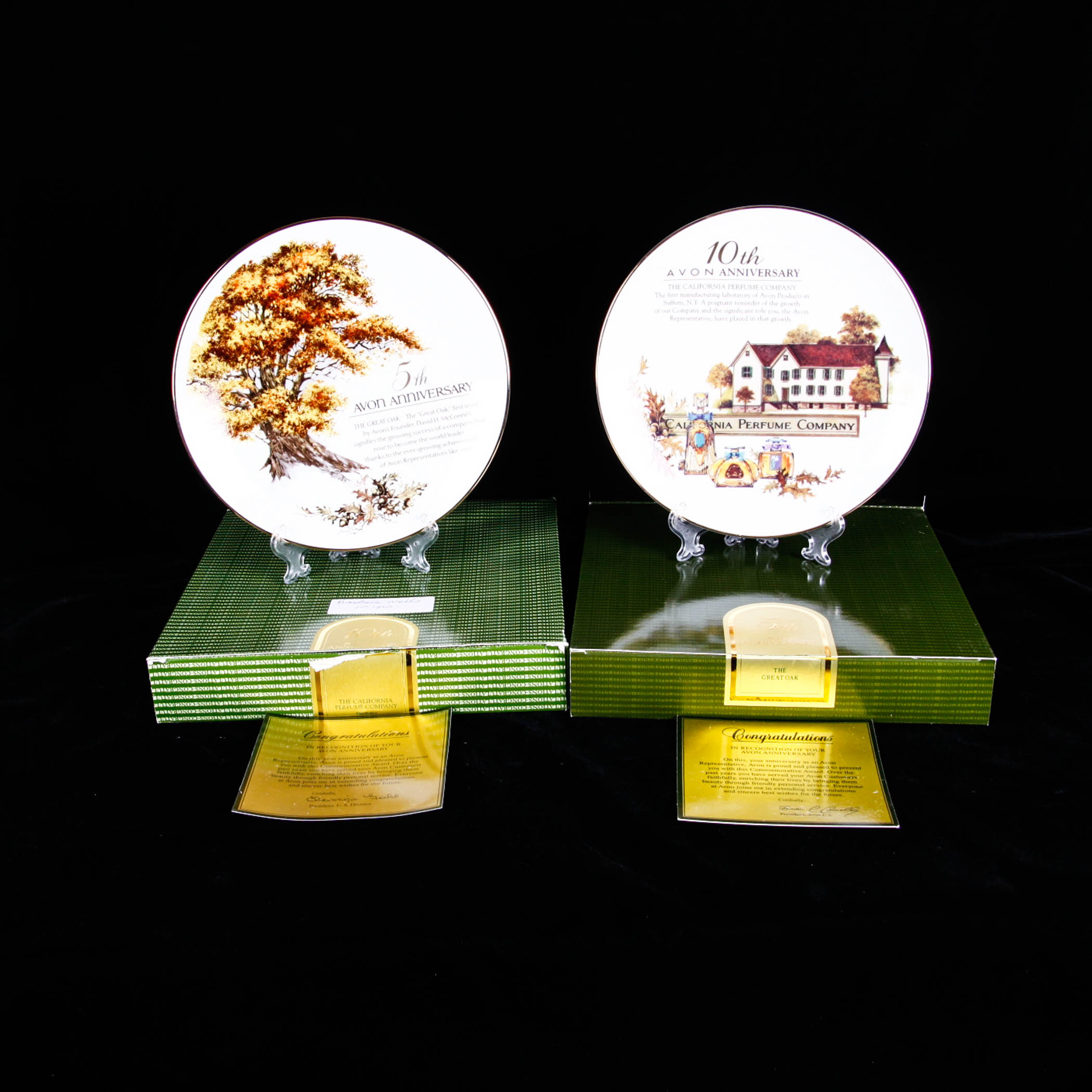 Avon Commemorative Plates