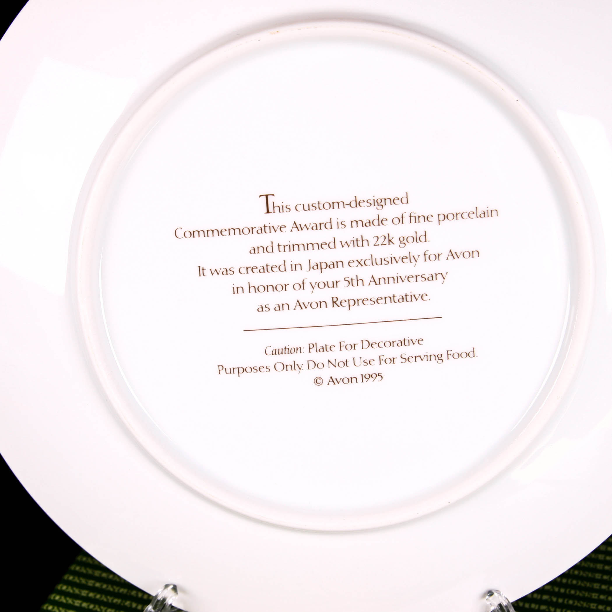 Avon Commemorative Plates