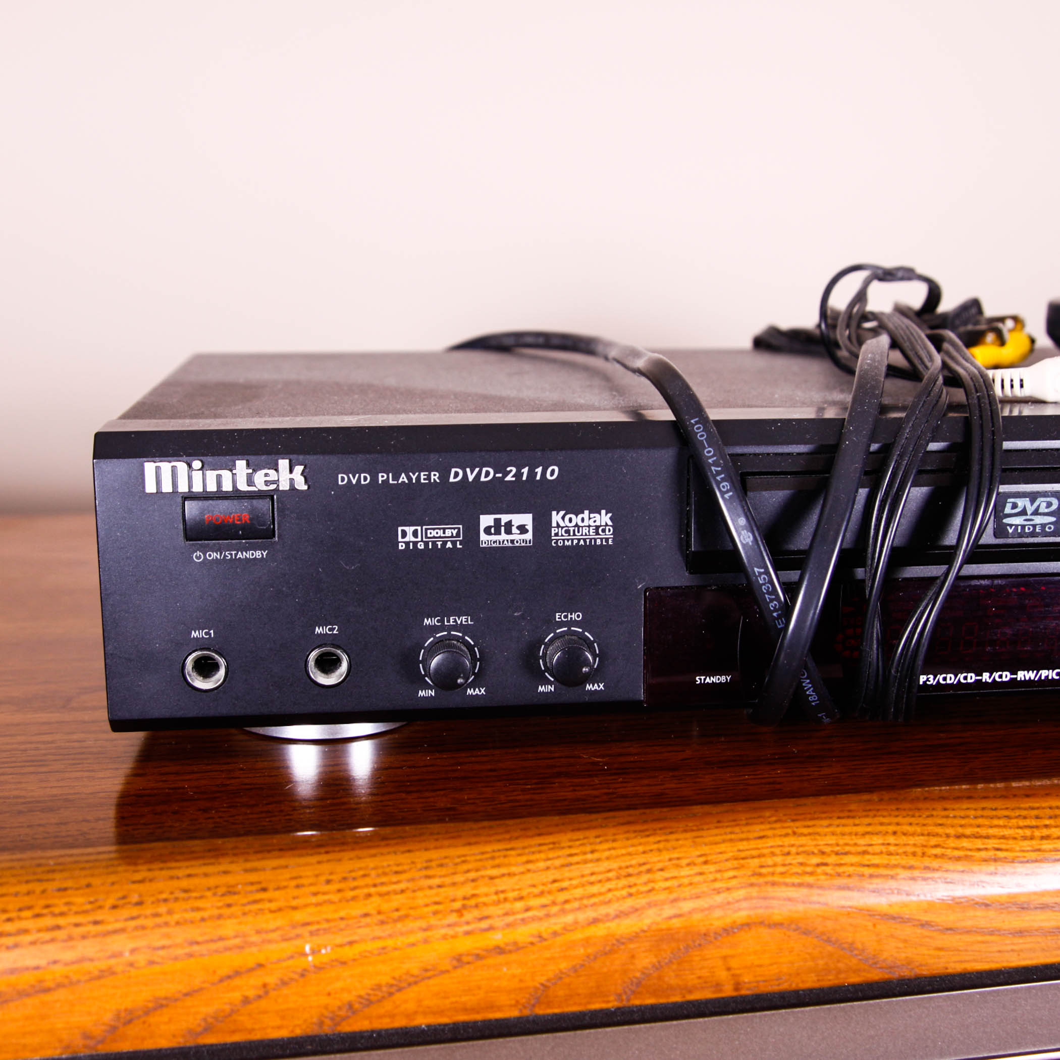 Vintage RCA Wood Tube Television and Accessories