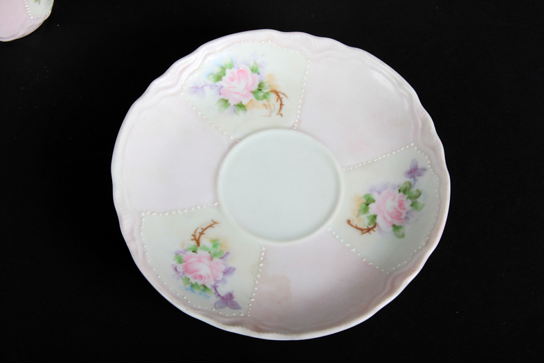 Vintage Handpainted Ceramic Tea Set