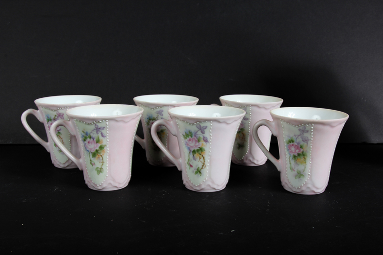 Vintage Handpainted Ceramic Tea Set